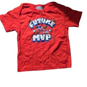 MLB Infant Toddler Philadelphia Phillies Red MVP T-Shirt 12 Months